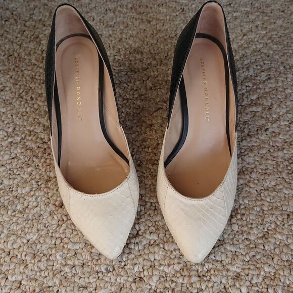 Loeffler Randall Embossed black and white Pumps size 6B - Picture 4 of 10